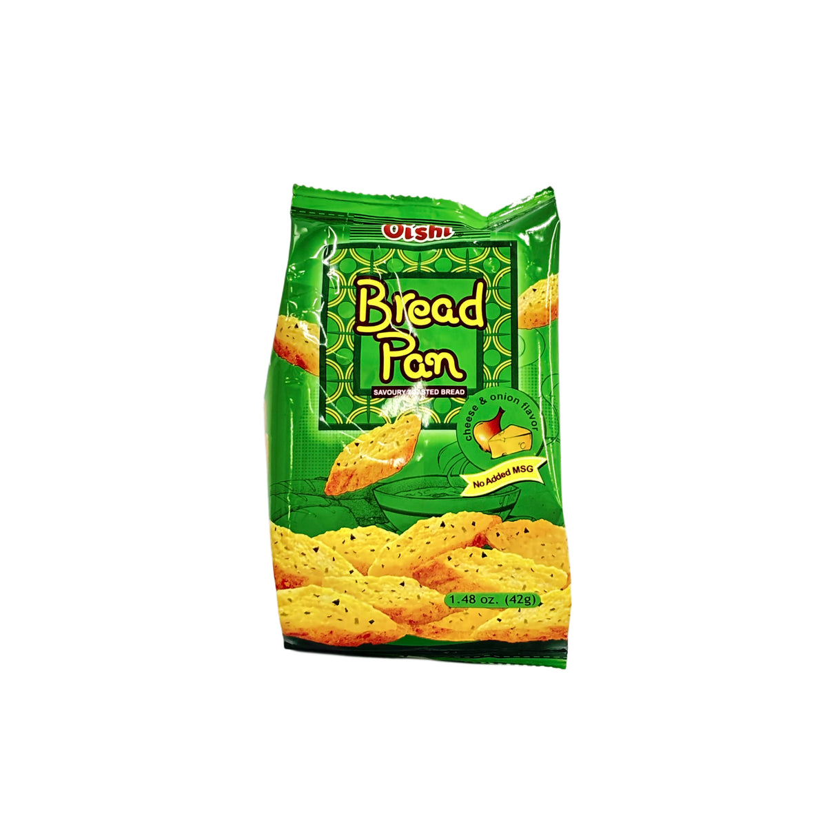 Oishi Breadpan Cheese and Onion (Green) 42 g