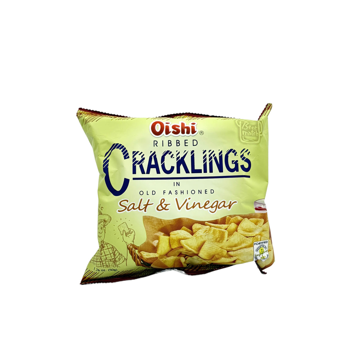 Oishi Crackling Salt and Vinegar 50 g