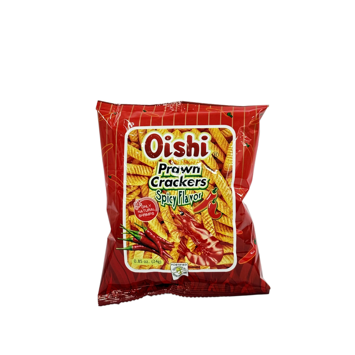 Oishi Prawn Cracker Spicy 24 g