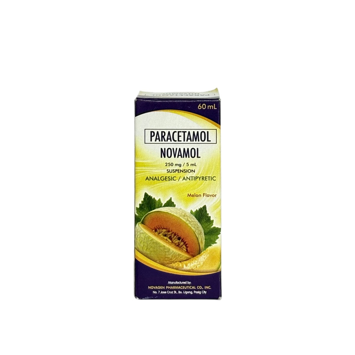 Paracetamol 250mg/60ml (Novamol)