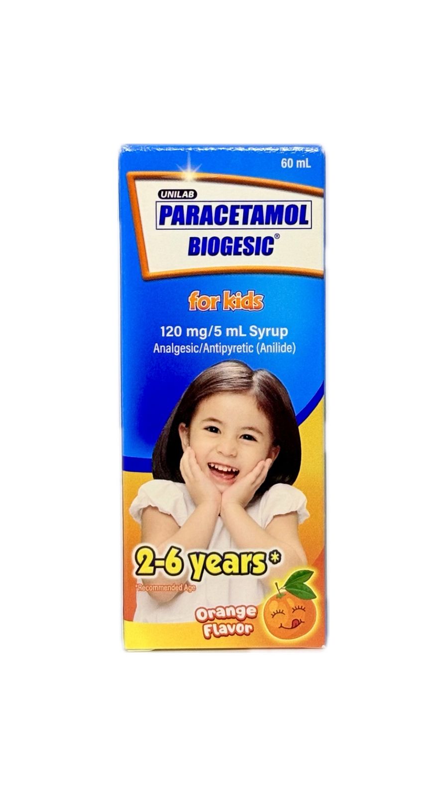 Paracetamol BIOGESIC ORG 120MG SYR 60ML