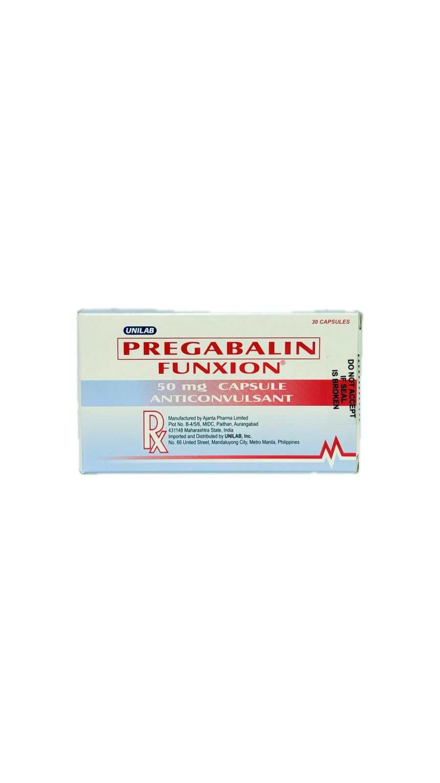 Pregabalin 50MG (FUNXION)