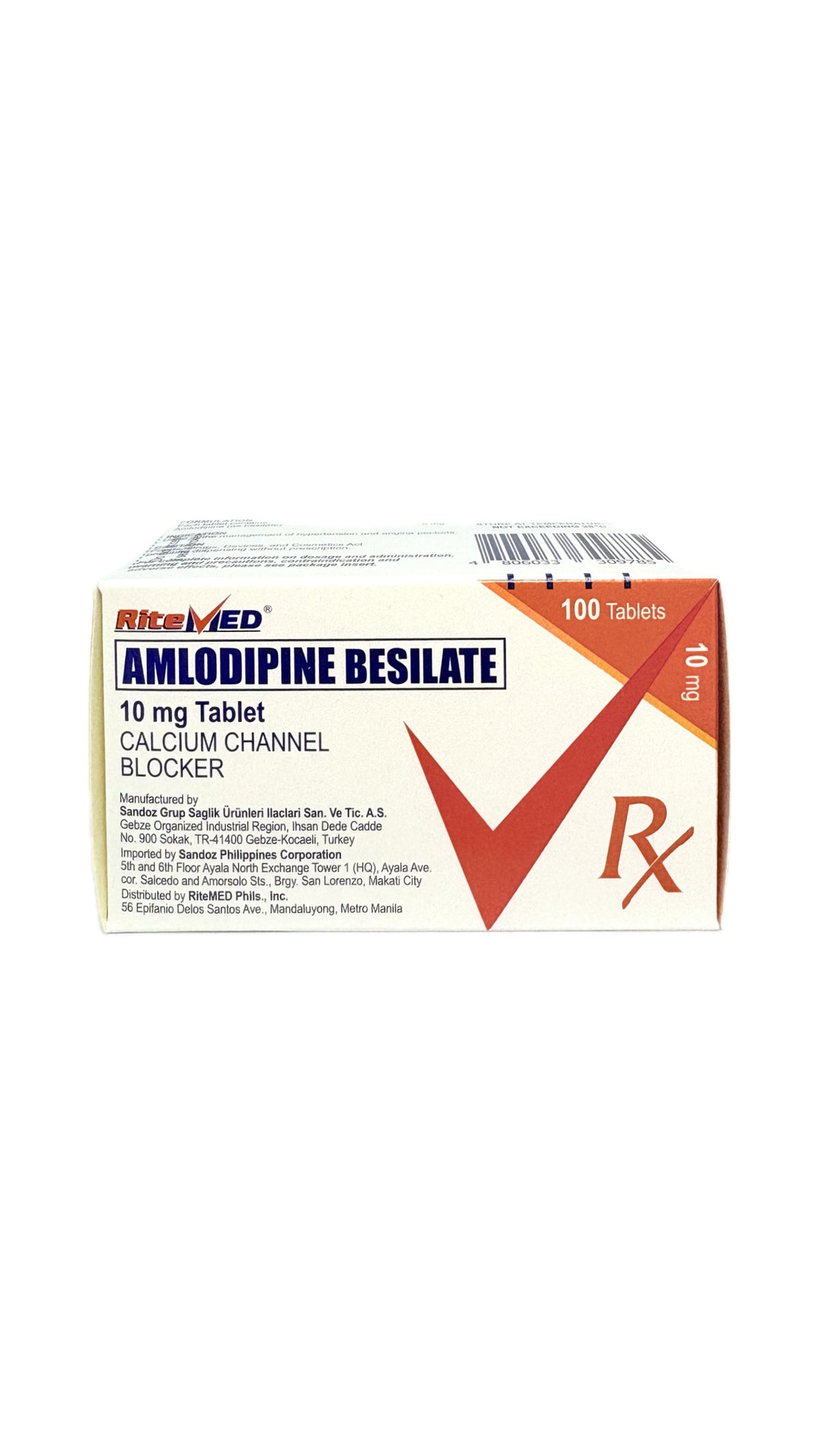 RiteMed AMLODIPINE 10mg