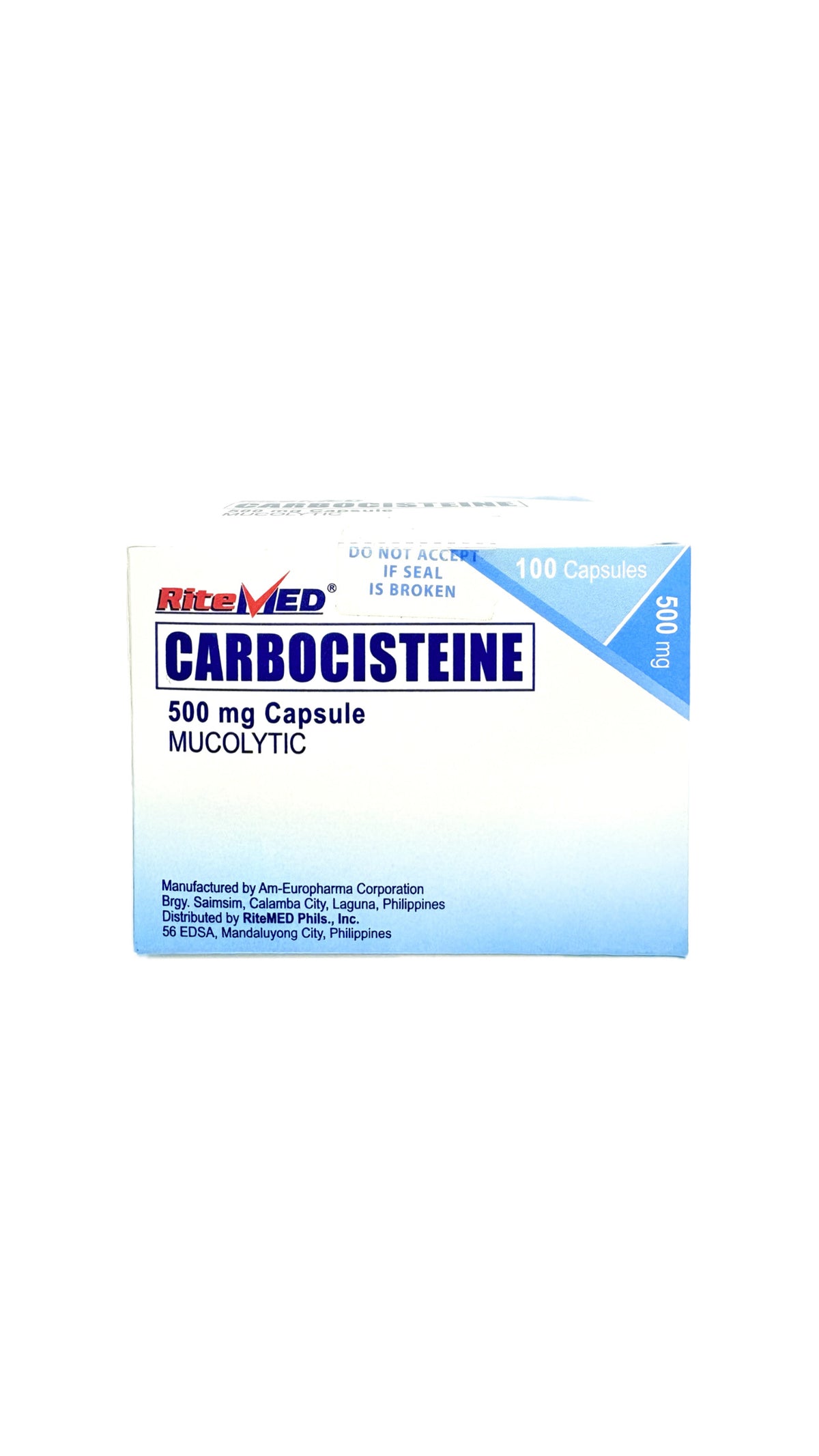 RiteMed CARBOCISTEINE 500mg