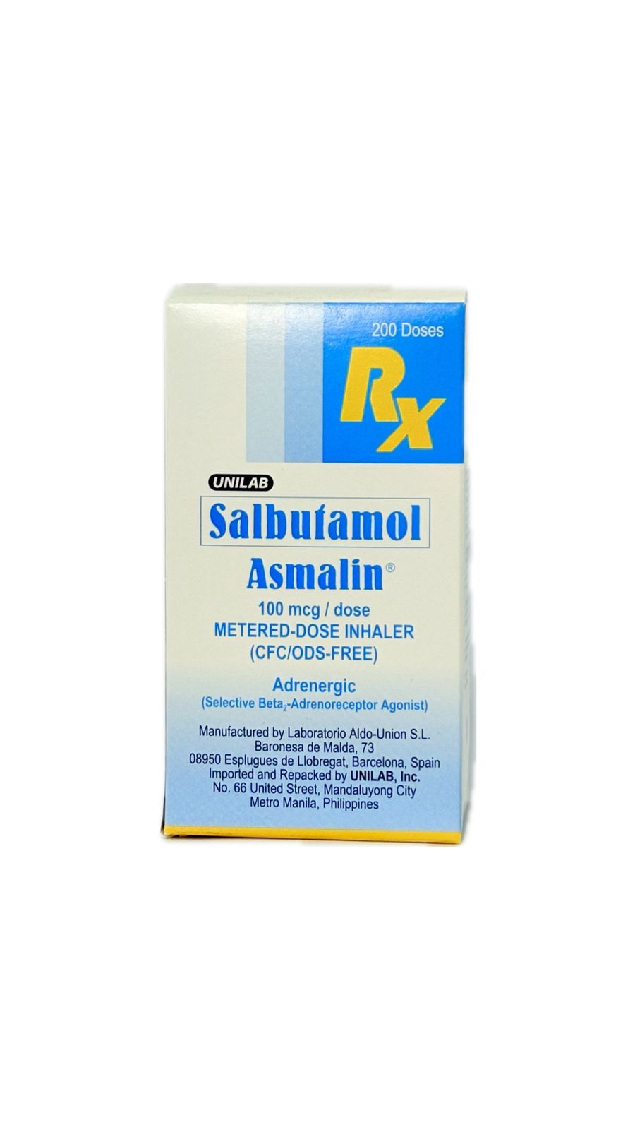 Salbutamol ASMALIN NON CFC INH INH 1