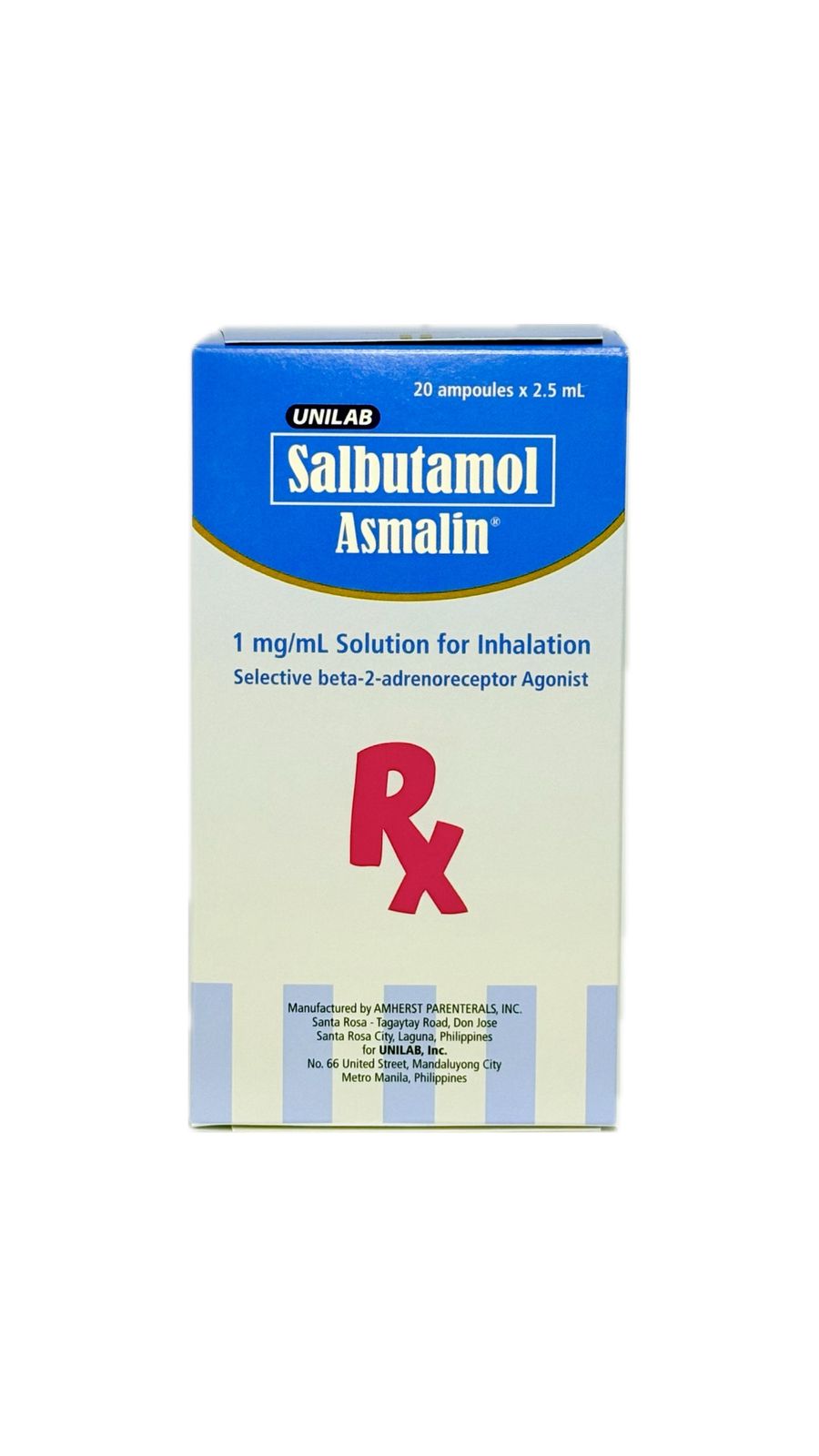 Salbutamol ASMALIN (PED) 1MG/ML NEB 20