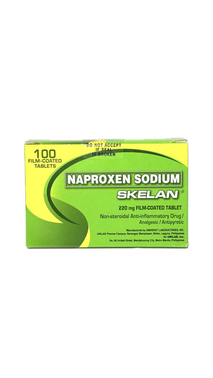 Naproxen Sodium SKELAN 220MG CPL 100