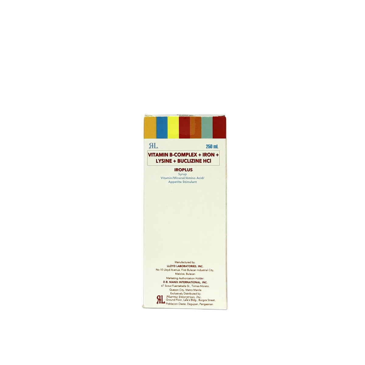 Vit B-Comp + Fe + Lysine + Bucli 250ml (Iroplus)